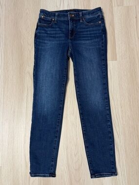 Talbots Jeans 4 Slim Ankle Stretch providence Dark Wash Blue‎ Denim Mid Rise